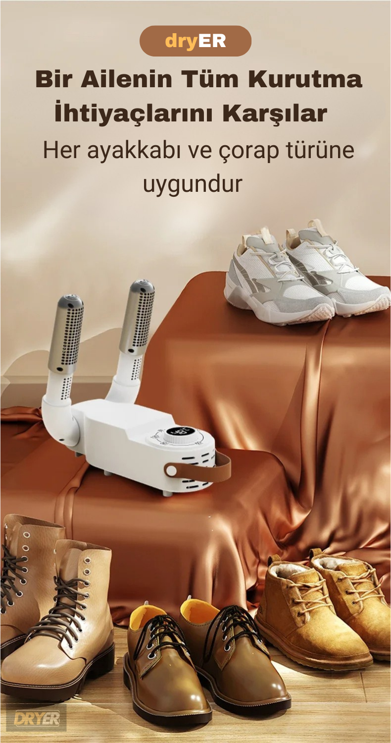 dryER Akıllı Ayakkabı Kurutucu